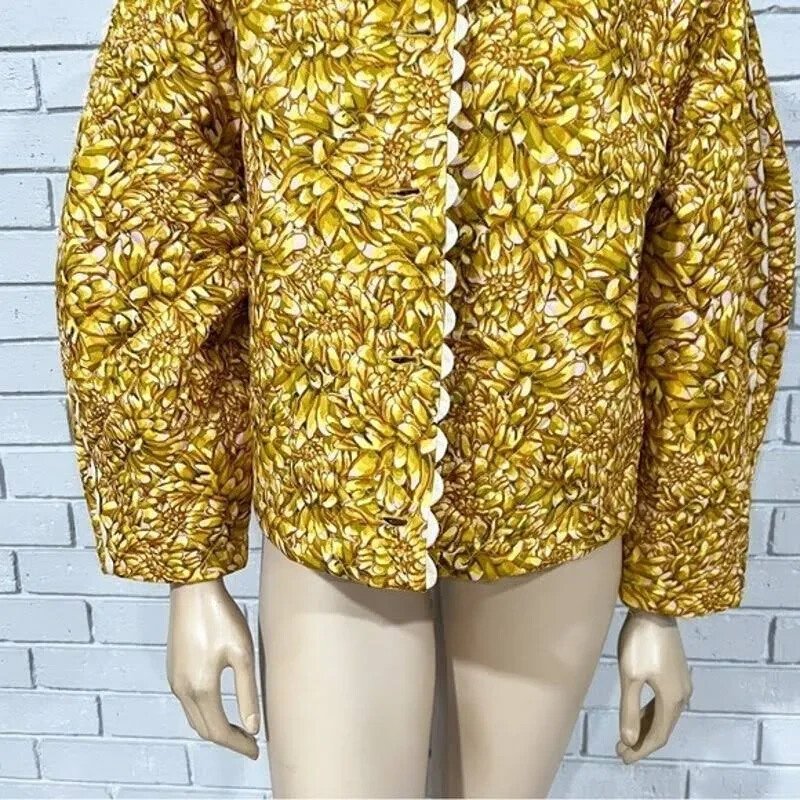 Women's Plus Size Mum Floral Quilted Jacket - Kika Vargas x