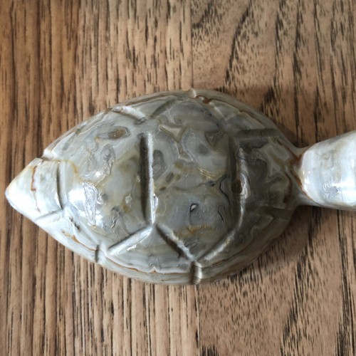 Marble Granite Stone Turtle Figurine Sculpture - Picture 8 of 8