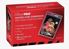 200 ULTRA PRO SEMI RIGID GRADED Card Holder NEW Sleeves PSA BGS Submission 43000