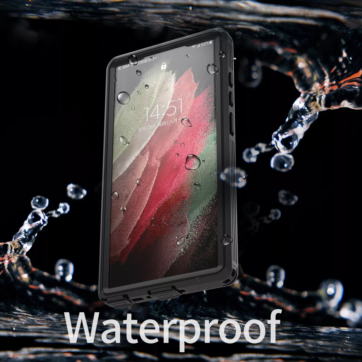 Waterproof & shockproof case for Galaxy S23 Plus 5G 360° optimal