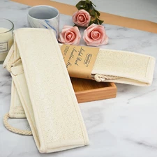 Aimisin Loofah Strap, Exfoliate Back Scrubber, Skin Cleansing Tool for Bath Spa