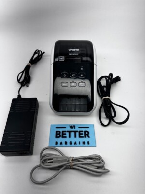 Brother Ql-810w Ultra-fast Label Printer With Wireless Networking - Black/White