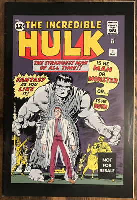 Incredible Hulk #1 By Lee Kirby 1st App Marvel Legends REPRINT