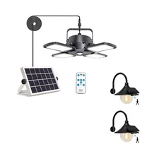 Aqonsie Solar Motion Sensor Lights for Shed, Barn, Chicken Coop, Patio, Backy...