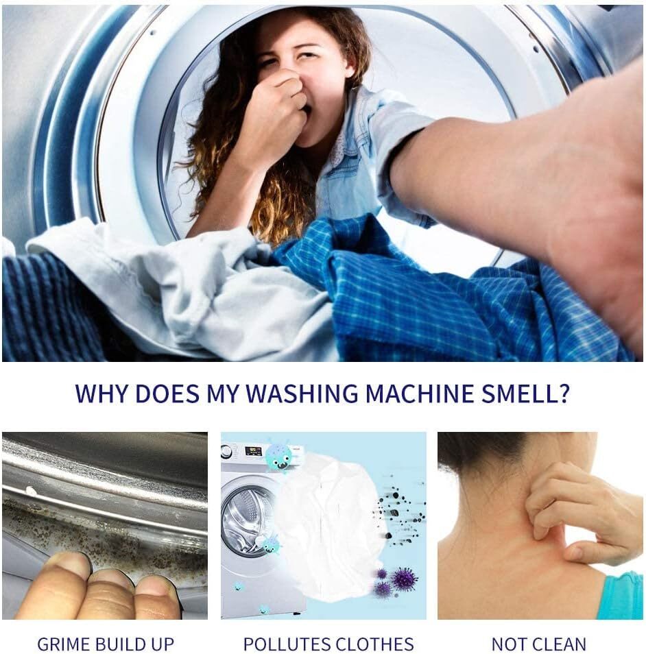 Splash Spotless Washing Machine Cleaner Deep Cleaning for HE Top Load