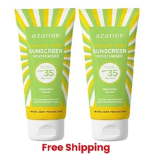 2X Azarine (EXP2026) Calm My Acne Sunscreen Moisturiser SPF35 PA+++ 40g