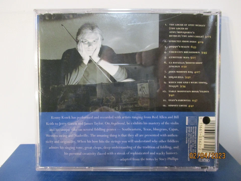 Kenny Kosek - Angelwood - CD - MINT condition - 25-658 - Image 2 of 3