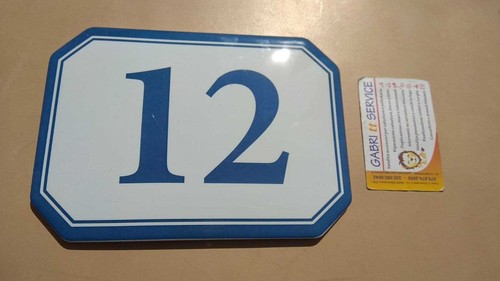 TARGA NUMERO CIVICO PORCELLANA CERAMICA FOTOCERAMICA Antigelivo Civic PORCELAINE - Picture 34 of 40