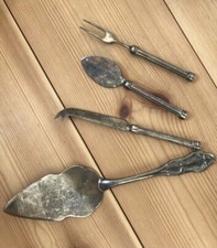 ***Antikes VorlagenBesteck versilbert Tortenheber um 1900***