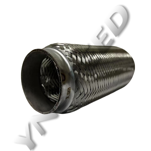 1.75" - 4" ID Exhaust Flex Pipe Connector Stainless Steel Braid 4" 6" 8" 10" OL - Picture 11 of 30
