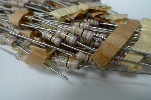 Resistor Metal Film Philips 5% X5 Off Original Vintage Resistors Drop Down Menu - Picture 4 of 657