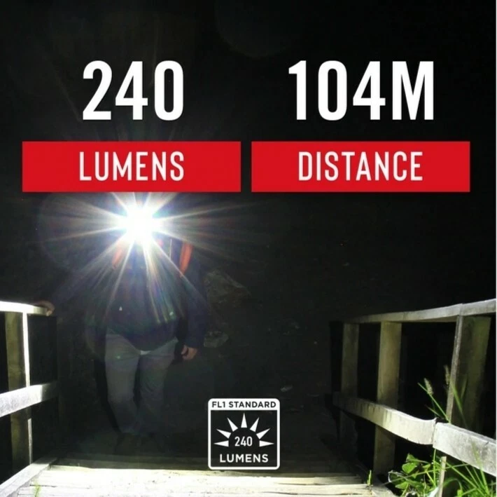 Linterna led Frontal Recargable COAST HL7R - 240 LUMENS - 104 M de alcance + - Imagen 2 de 4