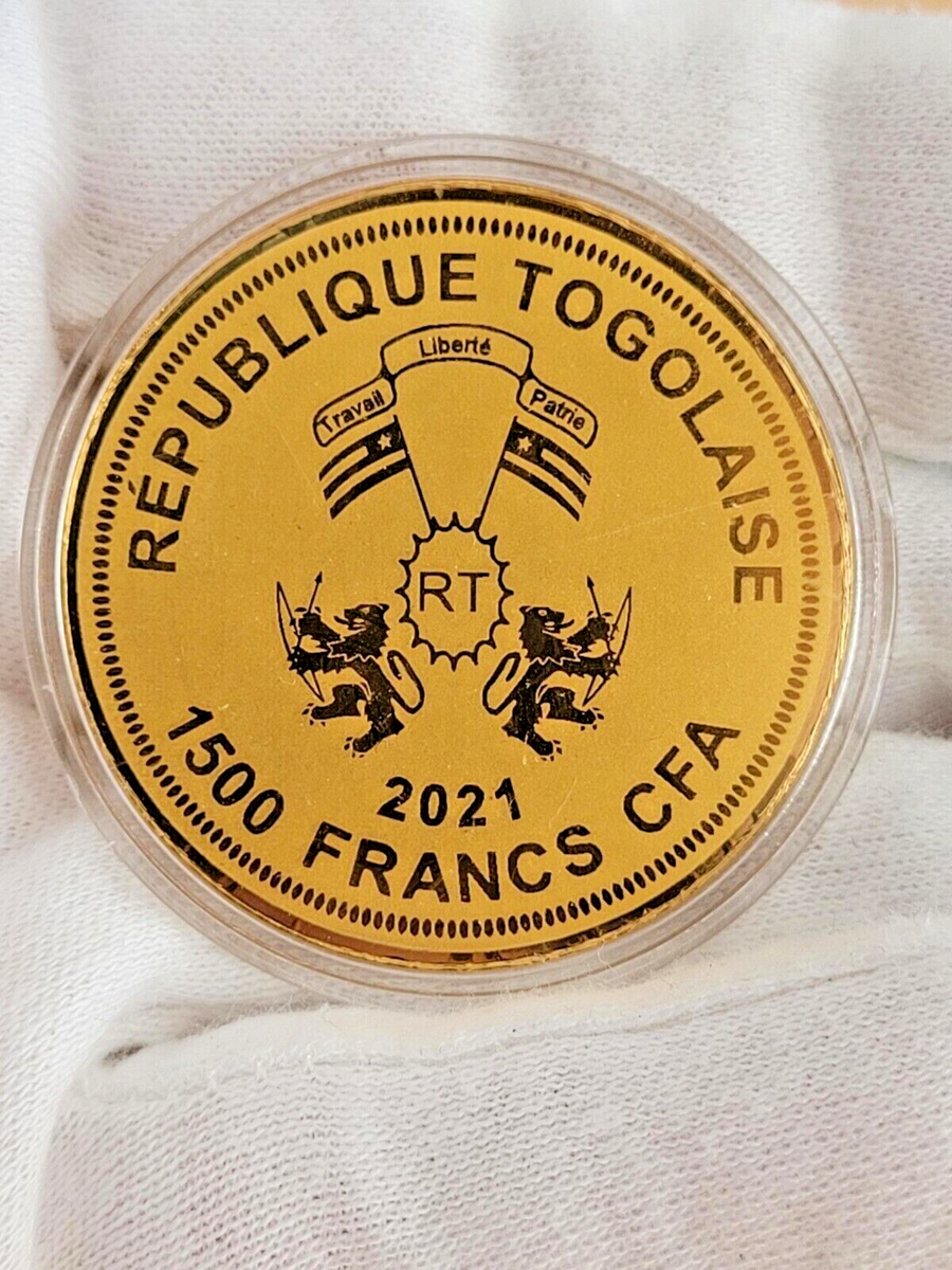 オールド JOSS - 金ロゴ オリジナルコンディション 2021 Togo .9999 Gold Coin Art La Gioconda Mona Lisa Leonardo da