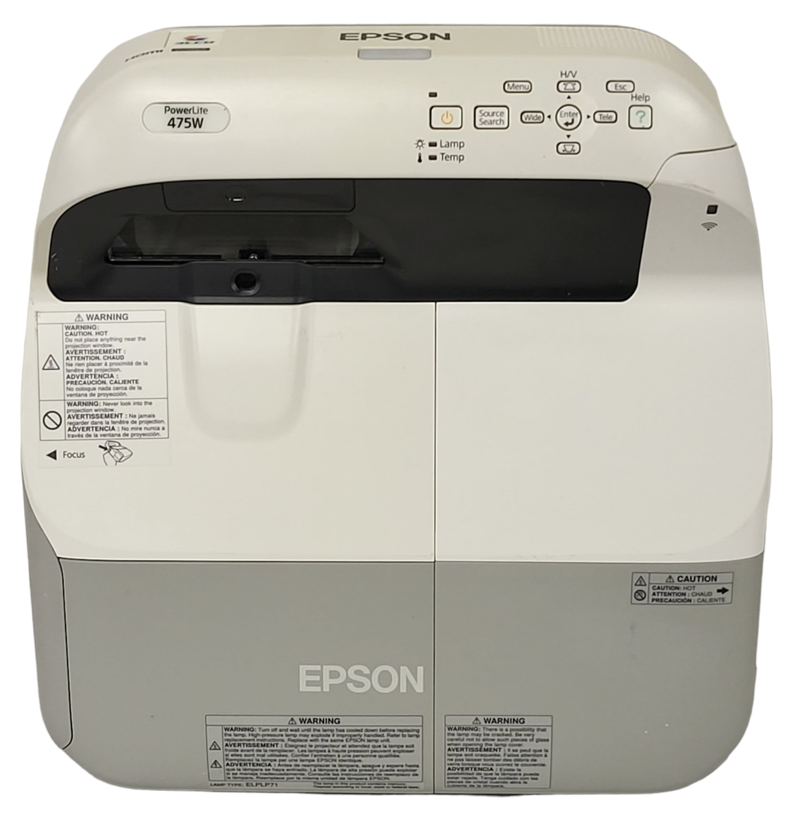 NEW Epson PowerLite 475W – WXGA 3LCD Projector with Speaker