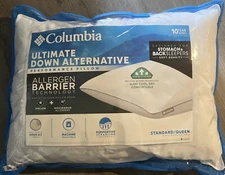 Columbia Ultimate down alternative performance pillow allergen barrier QUEEN