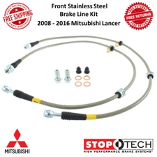 StopTech Centric Front Stainless Steel Brake Lines For 08-16 Mitsubishi Lancer