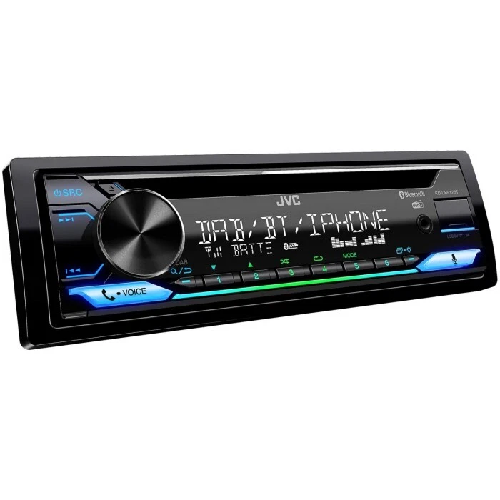 JVC KD-DB922BT DAB+ Bluetooth Alexa USB AUX CD Car Stereo – iPhone/Android SWC - Image 2 of 4