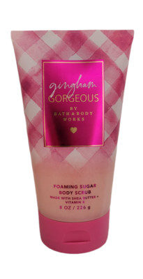 NEW Bath & Body Works Gingham GORGEOUS Foaming Sugar Body Scrub, 8 oz