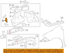 TOYOTA OEM 14-19 Corolla-Front Panel Extension 5381402170