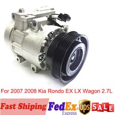 2007-2008 Kia Rondo 2.7L AC Compressor & Clutch 97701-1D200, New