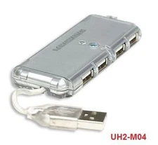 CablesOnline 4-Port Mini Hi-Speed USB 2.0 Hub, UH2-M04