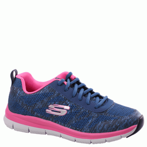 Skechers Women's Comfort Flex HC Pro SR Health Care Service Shoe Navy/Pink 77217 Skechers Women's Comfort Flex HC Pro SR Health Care Service Shoe Navy/Pink 77217