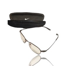 NIKE 9009MGB 200 52 20 145 Brown Frames Eyeglasses-Athletic New Nose Pieces