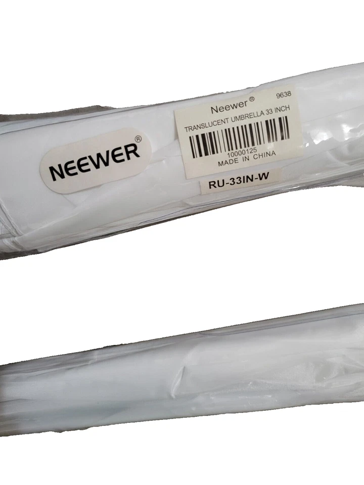 3 PACK NEEWER 33 Inch Translucent White Soft Umbrella - Image 4 of 4