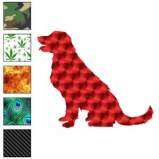 Golden Retriever, Vinyl Decal Sticker, 40 Patterns  3 Sizes, 6977