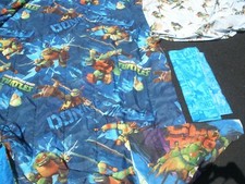 Teenage Mutant Ninja Turtles Twin Size Comforter  3 Piece Sheet Set Chuck