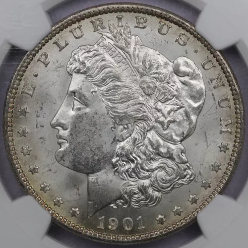 1901-O $1 Morgan Silver Dollar - NGC MS 63