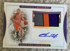 2019-20 National Treasures Grant Hill Game Worn Chunky 3 Color Patch /10 HOF!
