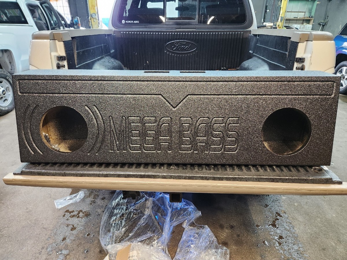Universal Single cab Truck Subwoofer enclosure box Dual 8