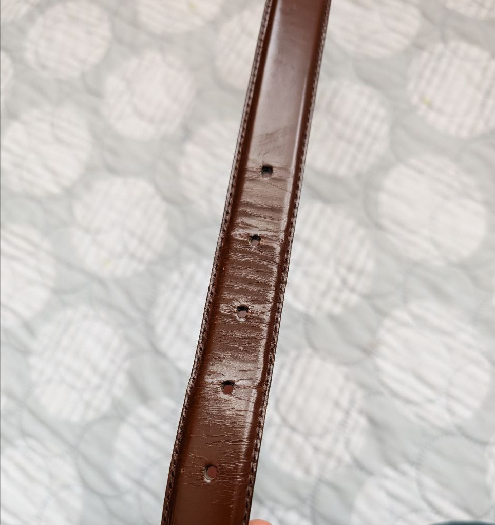 Vintage  Coach Women`s Leather Brown Belt Size 38 thumbnail 9