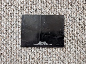 Donkey Kong Jr. Instruction Manual Booklet Nintendo NES Authentic Official Black