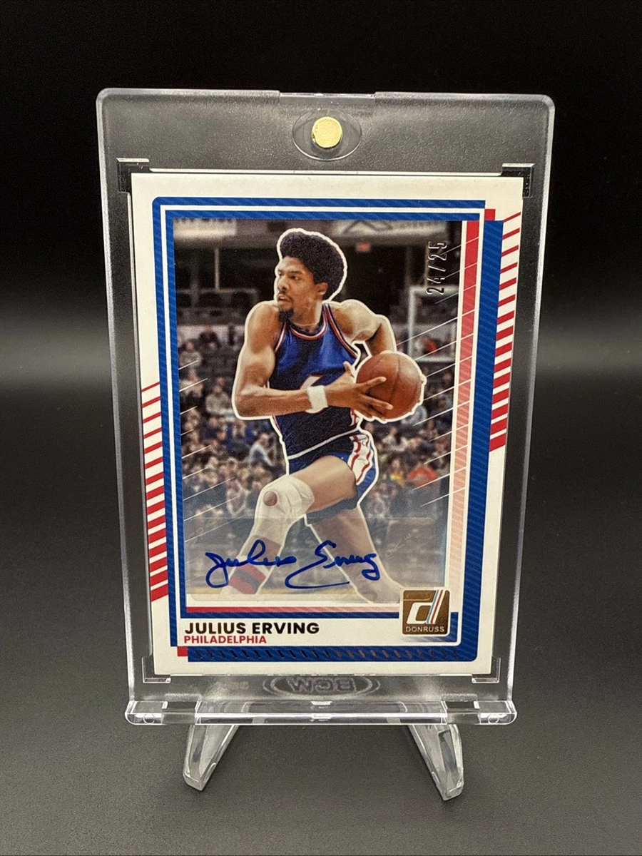 その他 NBA ERVING Auto 6/25!! Julius Erving Philadelphia 76ers Basketball Autographed Sports