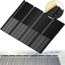 Pushglossy 20 Pcs 9in Outside Inside Foam Closure Strips for Metal Roofing Pa...