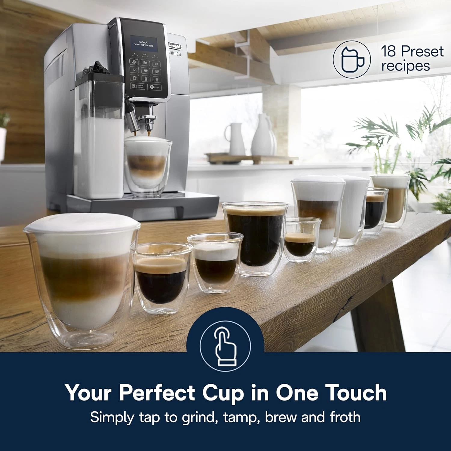 Delonghi Dinamica Espresso Machine - Thumbnail 4