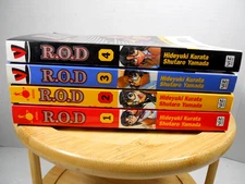 2006 Read or Die R.O.D Volumes 1-4 in English Manga first printing Kurata Yamada