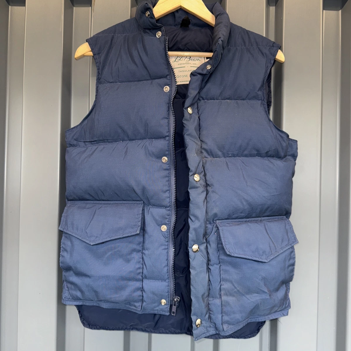 mens ll bean down vest products for sale | eBay