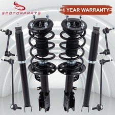 Front Struts & Coil Spring Rear Shocks Sway Bars Fit 2013-2018 Ford Explorer AWD