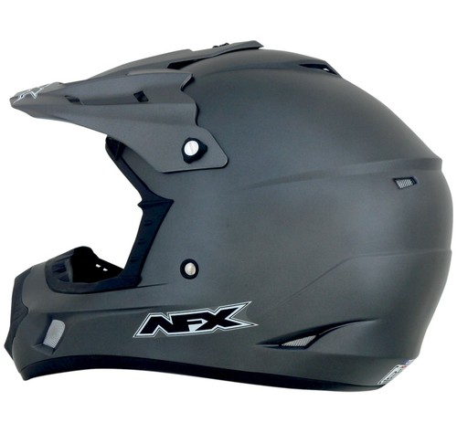AFX FX-17 Solid MX Offroad Helmet Frost Gray - Picture 2 of 4