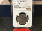 1873 cc seated liberty half dollar No Arrows scarce