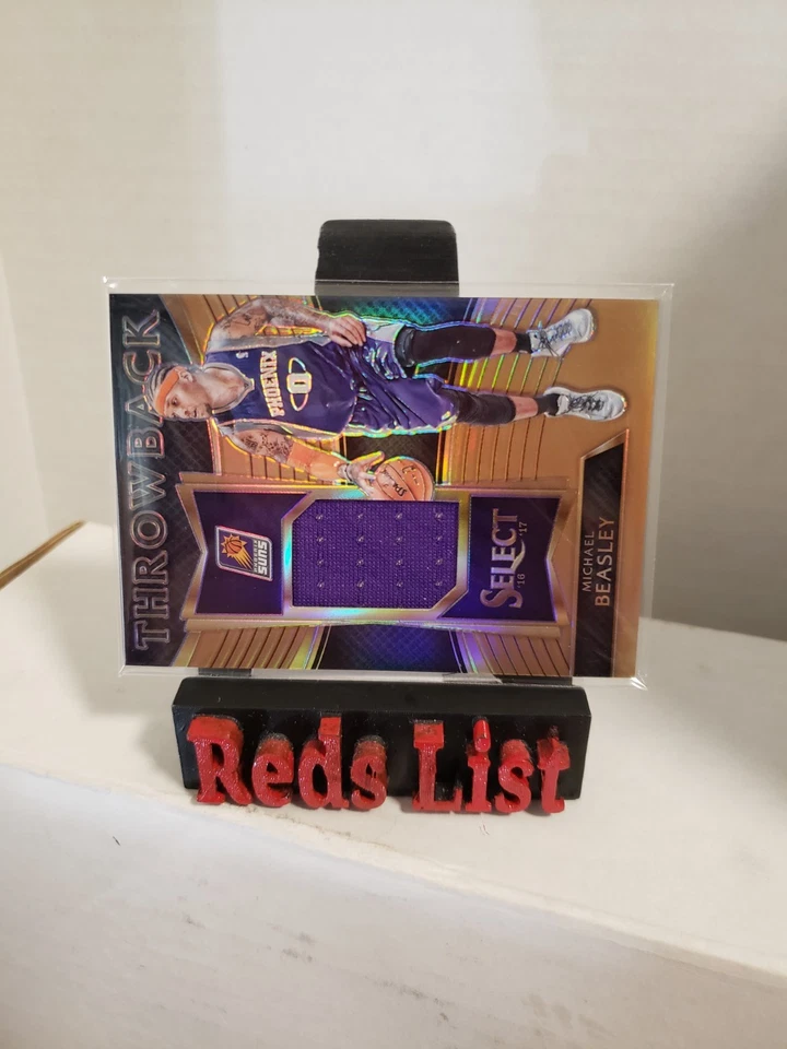 2016-17 Select Throwback Memorabilia Copper Prizm 36/49 Michael Beasley #22 Suns - Image 4 of 4