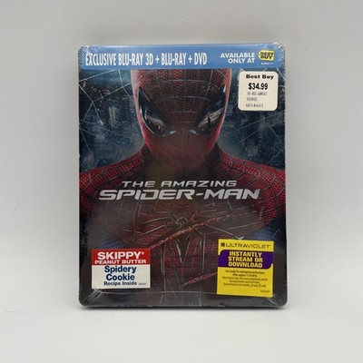 The Amazing Spider-Man (Blu Ray 3D/Blu-ray) OOP Best Buy Exclusive SteelBook
