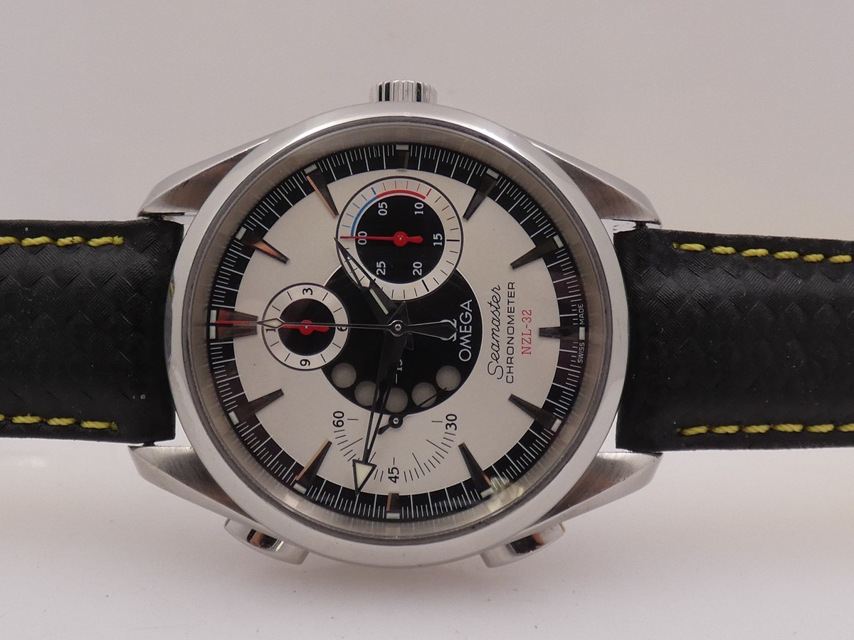 OMEGA SEAMASTER AQUA TERRA NZL-32 REGATA CHRONO WITH PAPERS 2009