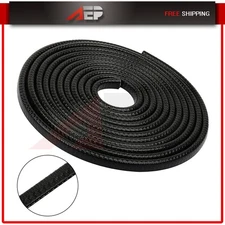 Black 4M U-Shape Auto Car Rubber Seal Door Edge Lock Protector Weatherstrip