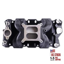 7501 2026 Vortec Air-gap Intake Manifold Aluminum Dual Plane B-2026 Black 7501 2026 Vortec Air-gap Intake Manifold Aluminum Dual Plane B-2026 Black