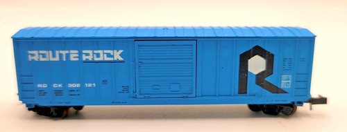 CB32: Roundhouse escala N Route Rock 50’ Boxcar #302121 con estuche | Zustand: Used