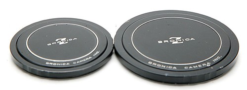 Bronica 6x6cm S & S2 Two Front Lens Caps 67 & 82mm Thread. Cheapest Insurance.